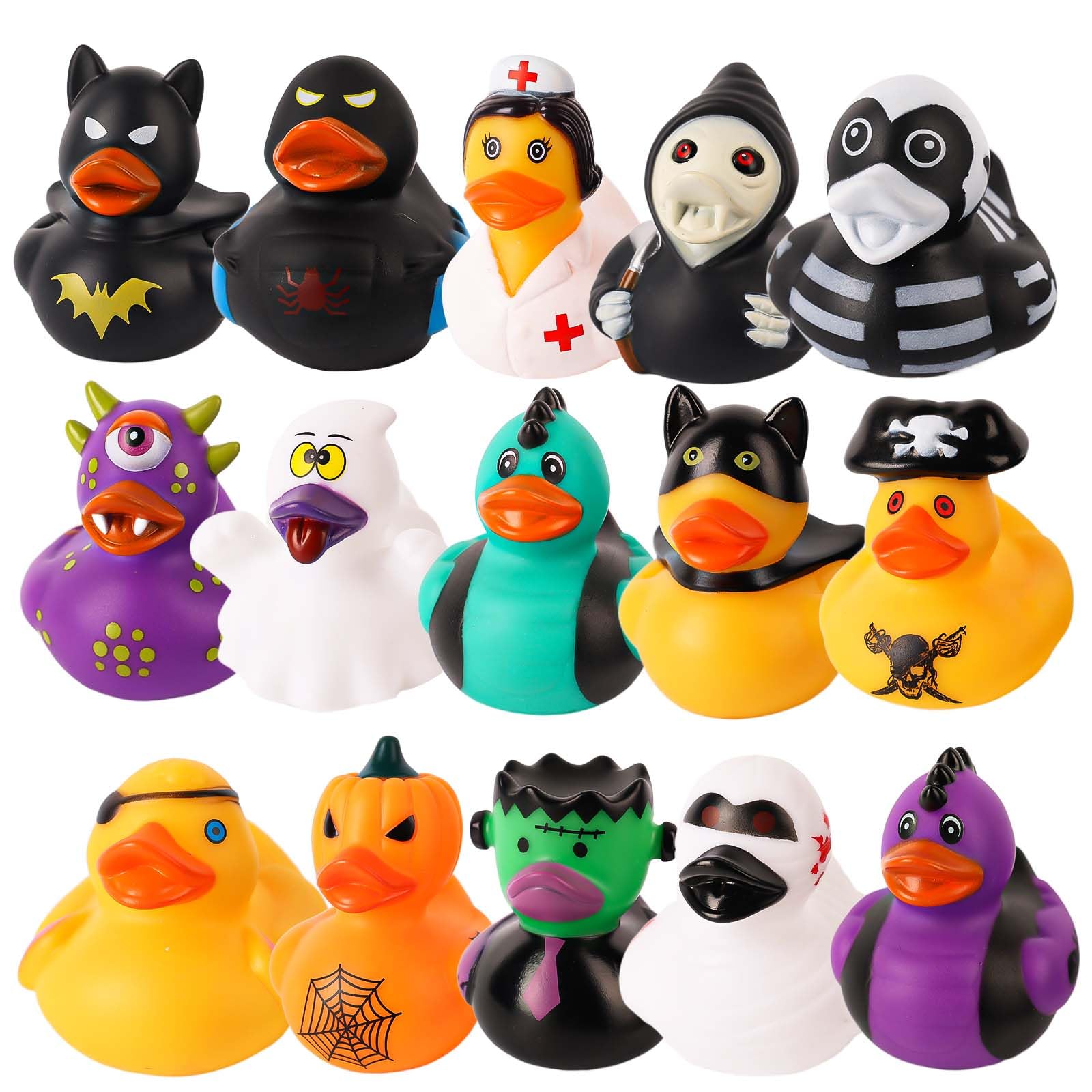 12/24/36PC Halloween Rubber Du - đánh giá và giá Rubber Duck Bath