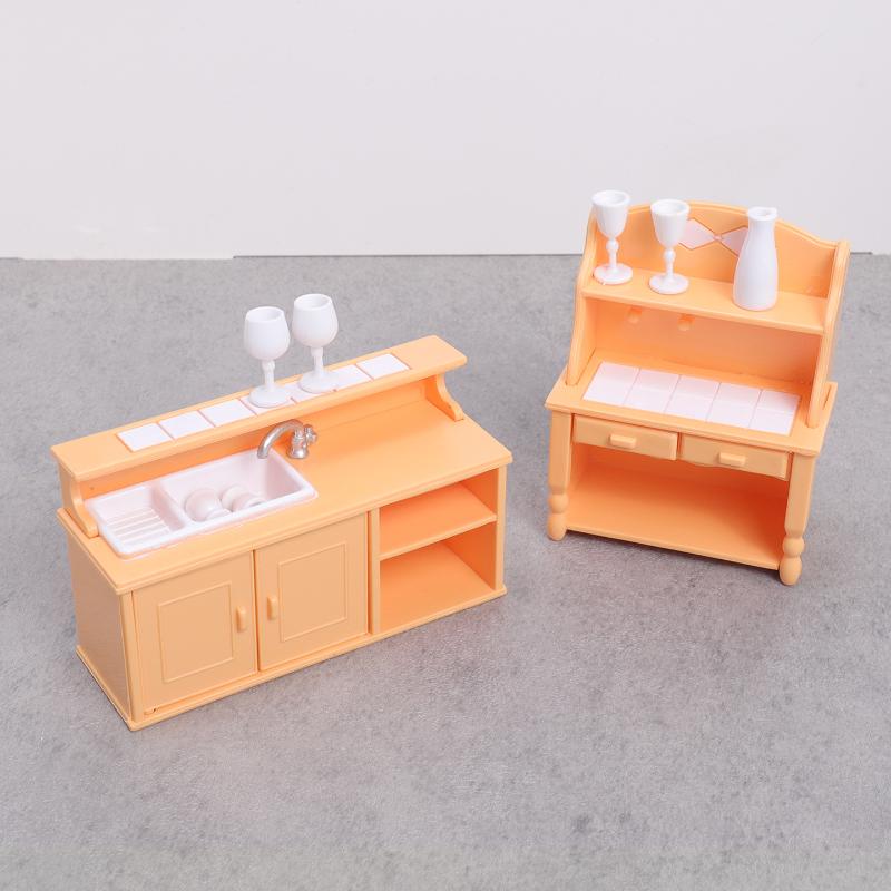 (.) 1 Set Dollhouse Kitchen Fu - đánh giá và giá Play Kitchen Set