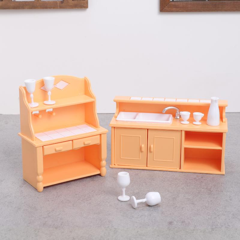 (.) 1 Set Dollhouse Kitchen Fu - đánh giá và giá Play Kitchen Set