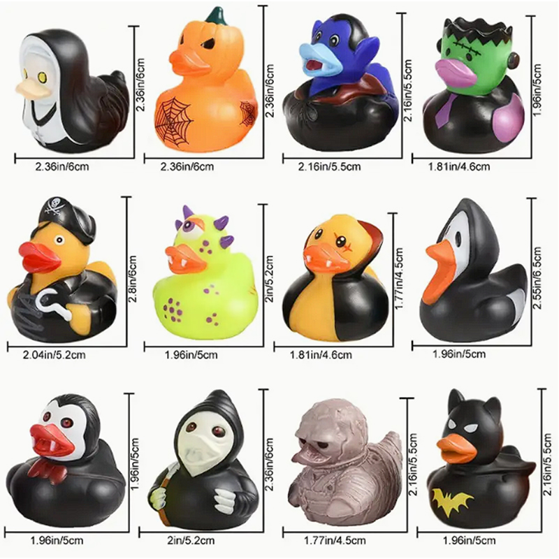 6/12/24pcs Halloween Rubber Du - đánh giá và giá Rubber Duck Bath