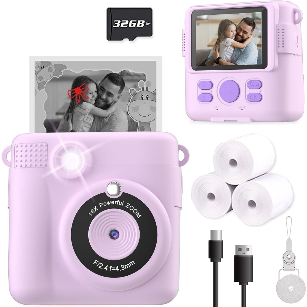 Instant Print Camera for Kids, - đánh giá và giá Kids Toys Drawing
