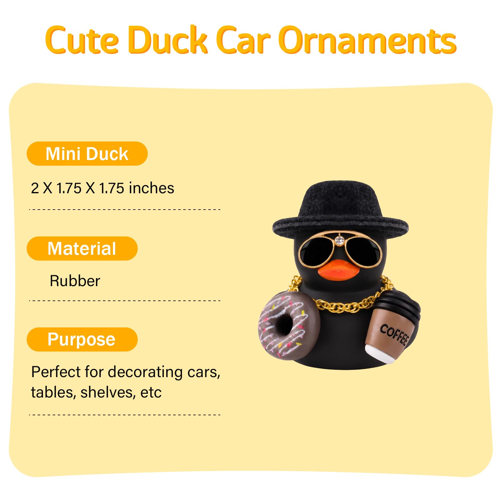 Rubber Duck Car Dashboard Deco - đánh giá và giá Rubber Duck Bath