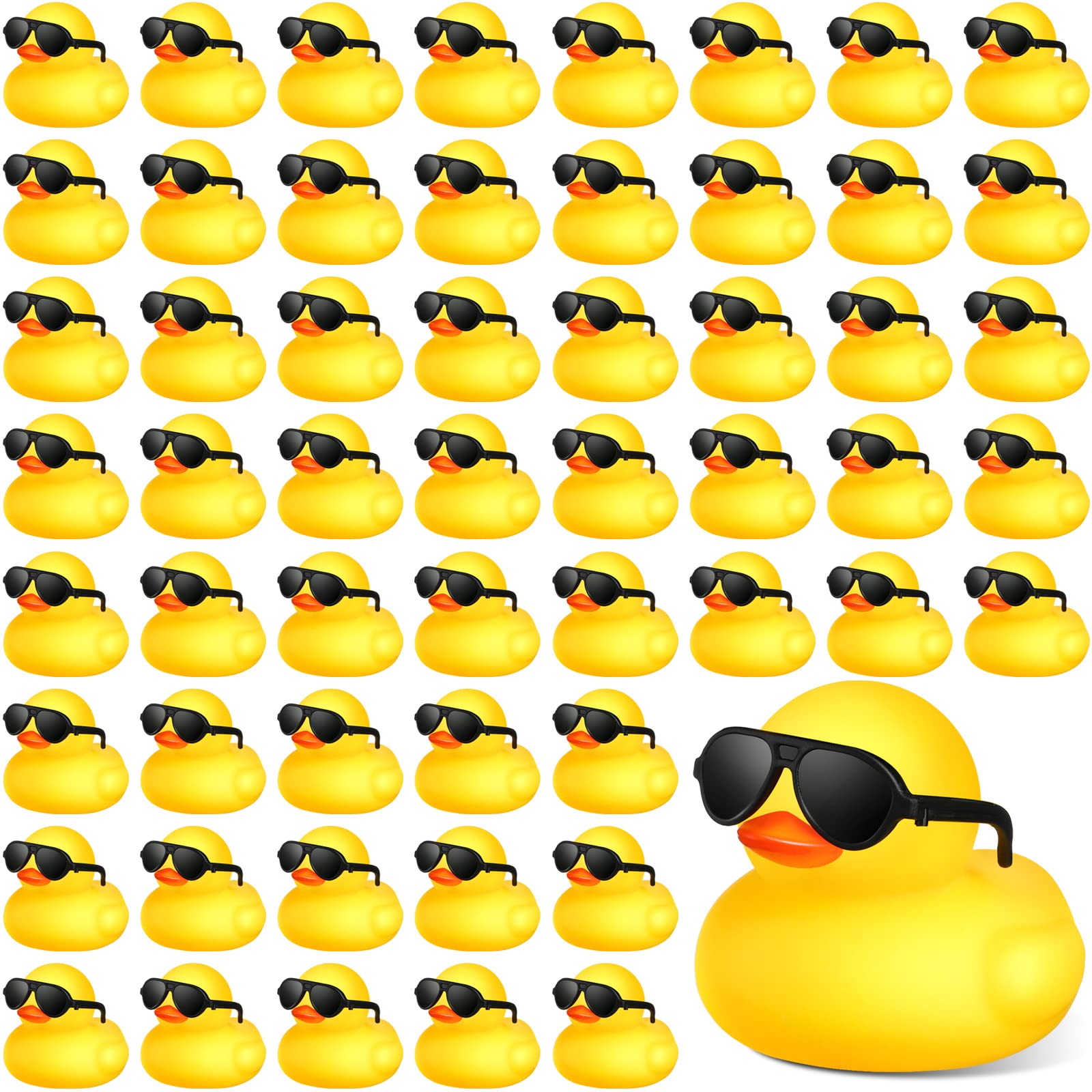 1-100pcs Yellow Mini Rubber Du - đánh giá và giá Rubber Duck Bath