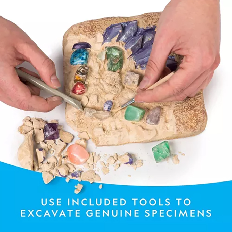 STEM Mega Gemstone Dig Kit-dig - đánh giá và giá Volcano Experiment Kit