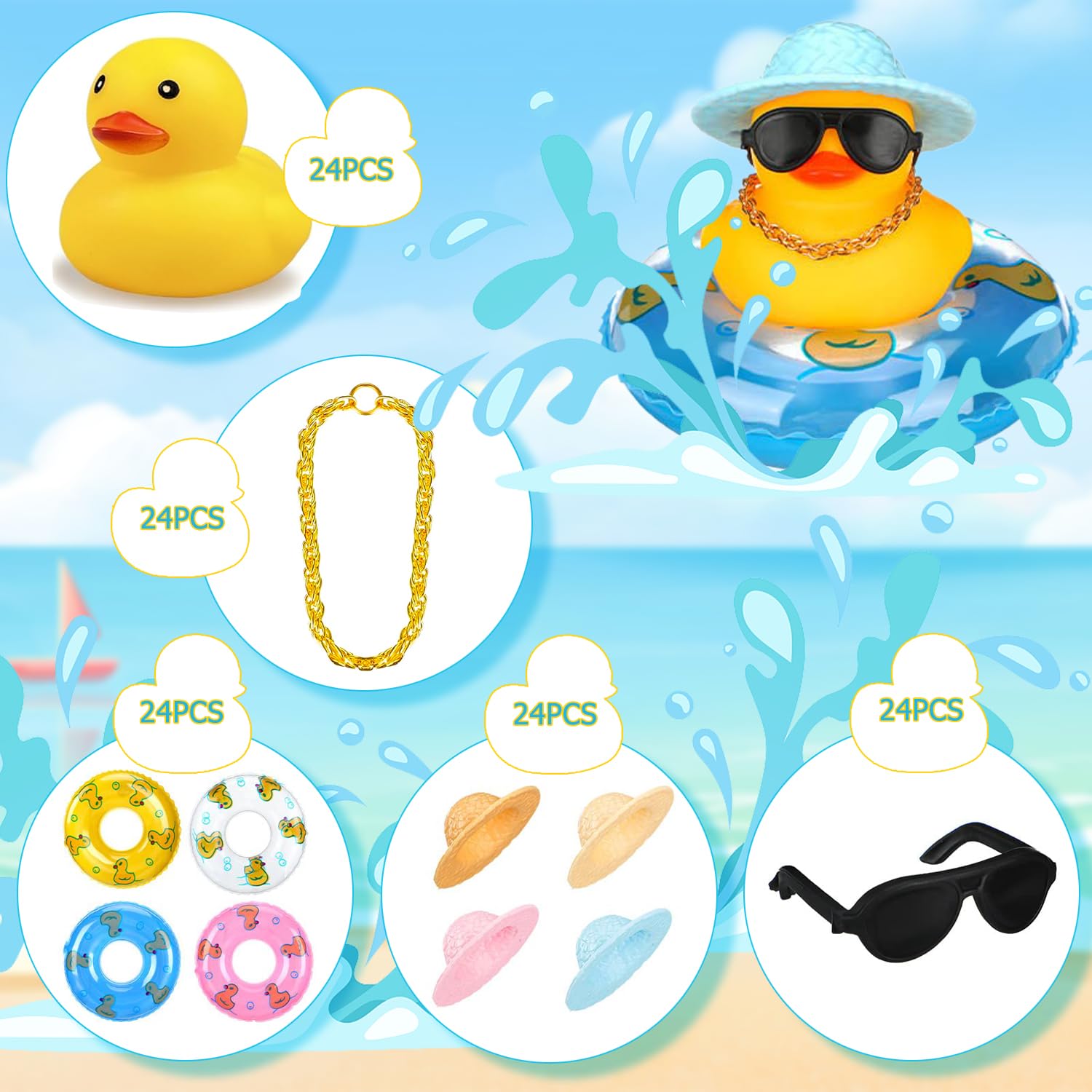 6-36 Set Mini Rubber Ducks in  - đánh giá và giá Rubber Duck Bath