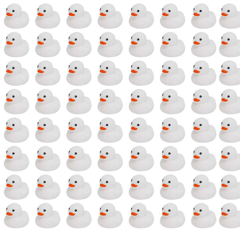 6/12/24 pcs White Rubber Ducks - đánh giá và giá Rubber Duck Bath