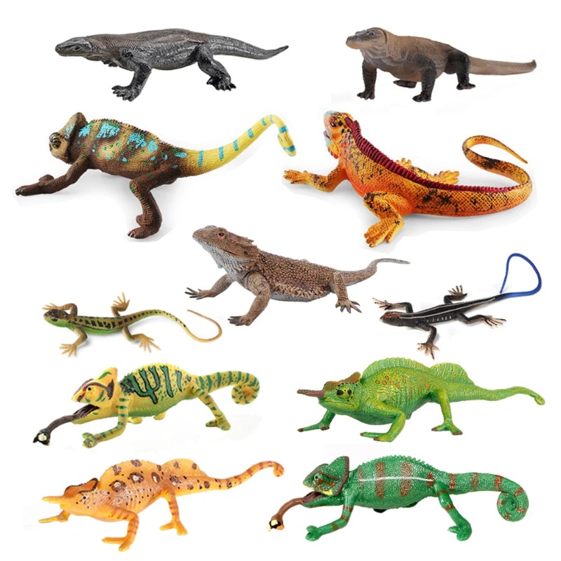 Iguana Lizard Figures Chameleo - đánh giá và giá Kids Toys Reviews