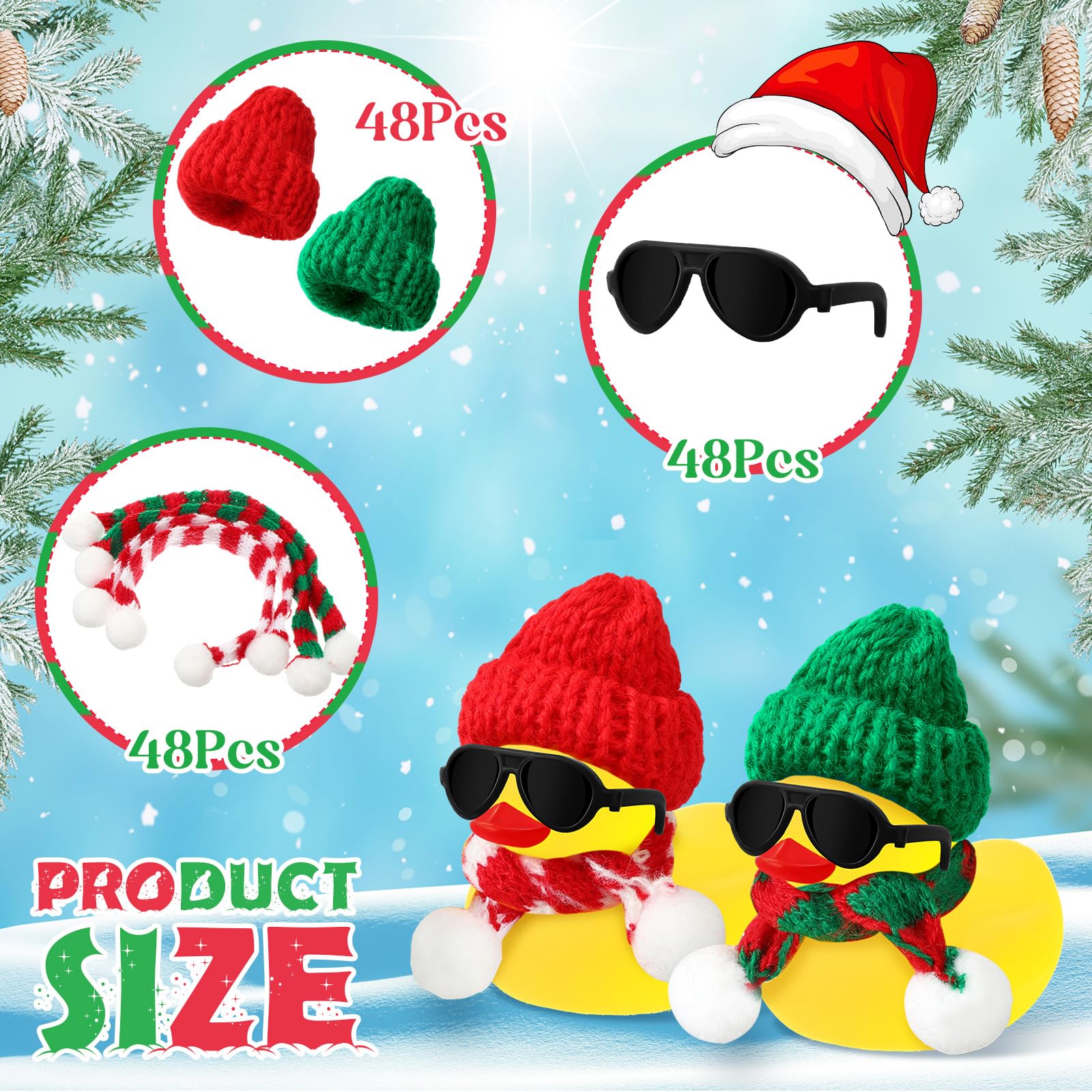 12/24/48 Set Christmas Rubber  - đánh giá và giá Rubber Duck Bath