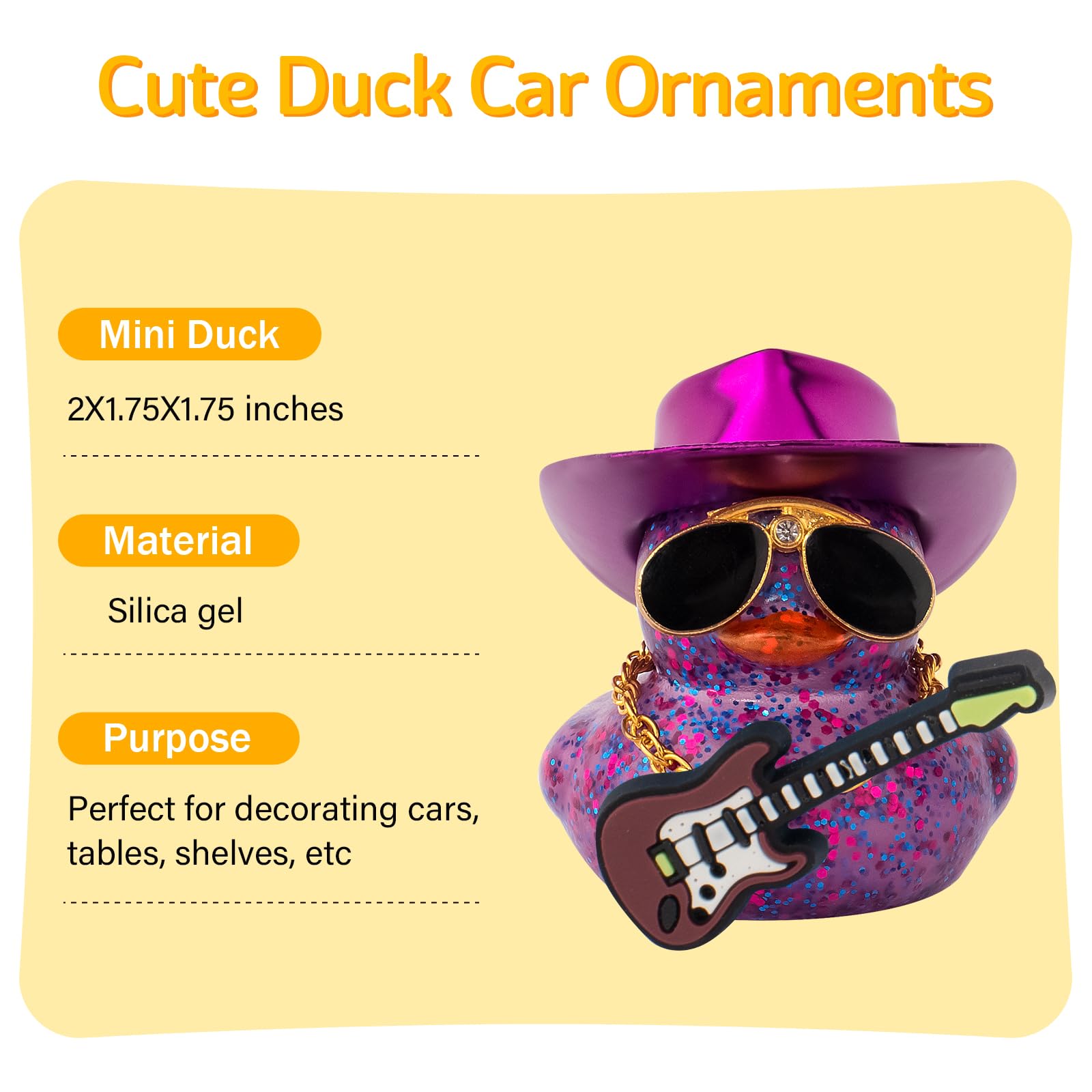 Car Decorations Laser Cowboy H - đánh giá và giá Rubber Duck Bath