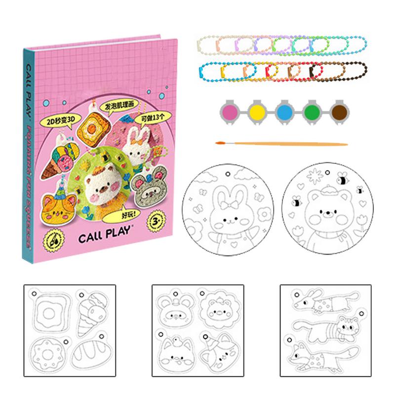 Foam Paper Crafts For Kids 3D  - đánh giá và giá Kids Toys Drawing