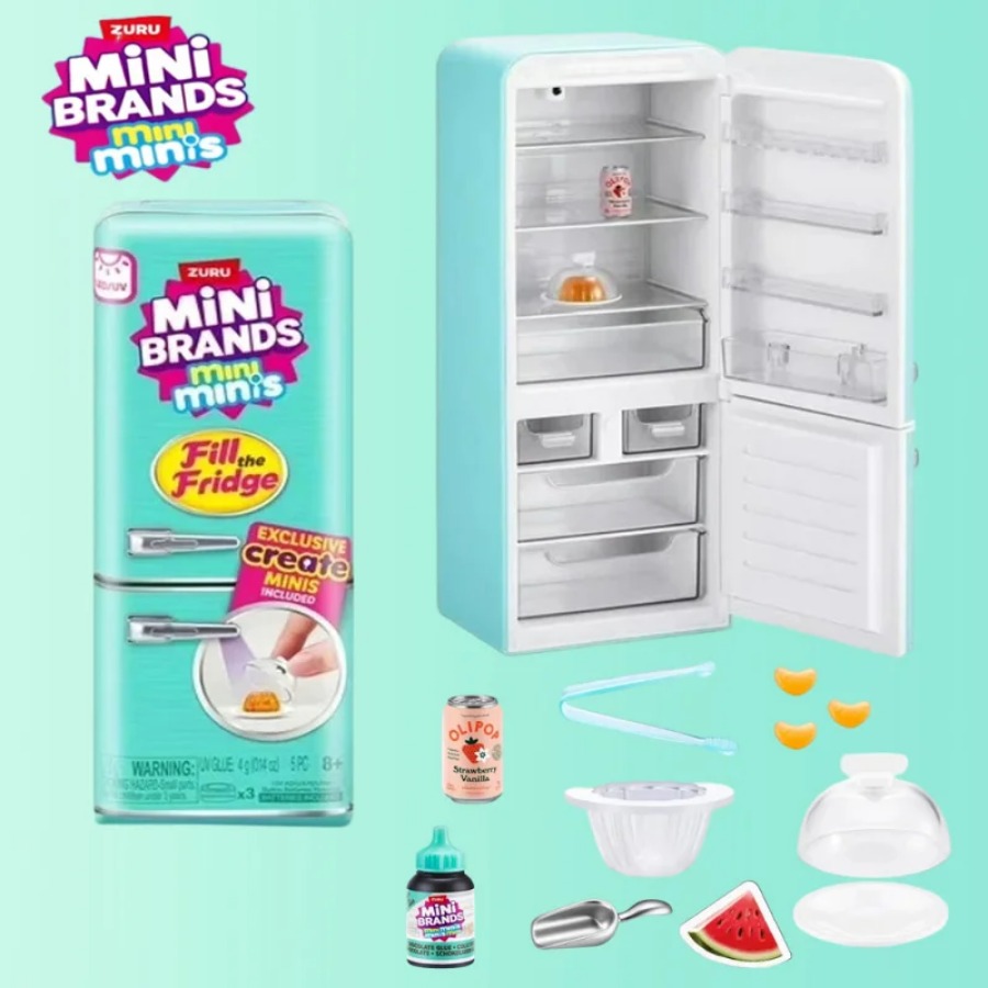 ZURU 5 Surprise Mini Fridge Ba - đánh giá và giá Play Kitchen Set