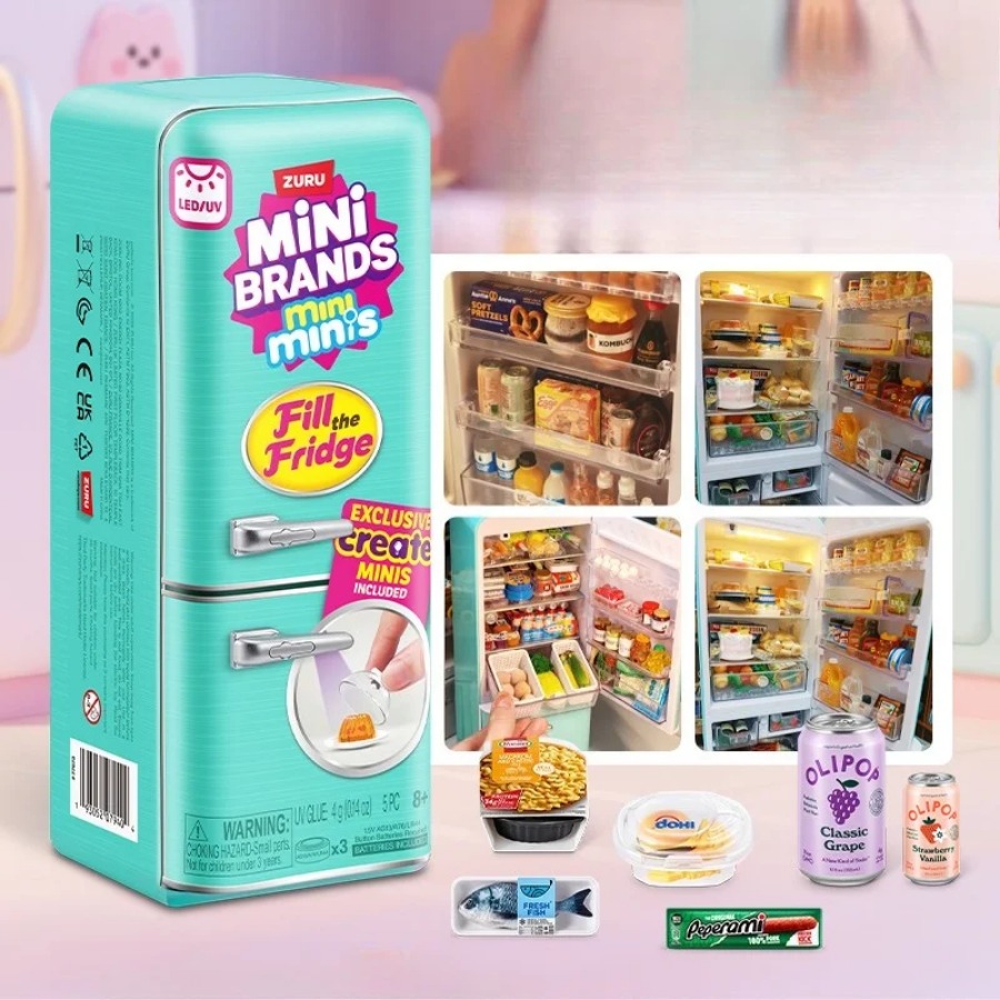 ZURU 5 Surprise Mini Fridge Ba - đánh giá và giá Play Kitchen Set
